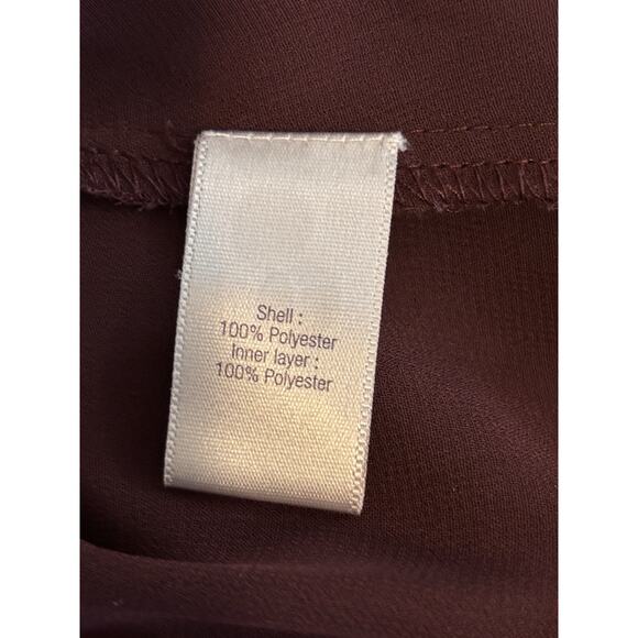 Jennifer Lopez Women Top Size L V-Neck 3/4 Sleeve Cottage Core Prairie Purple - Picture 7 of 11